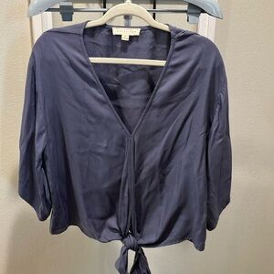 LOVESTITCH tied front kimono style top